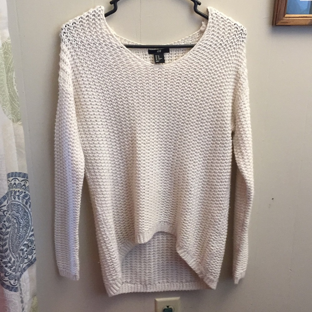 White Knit Sweater
